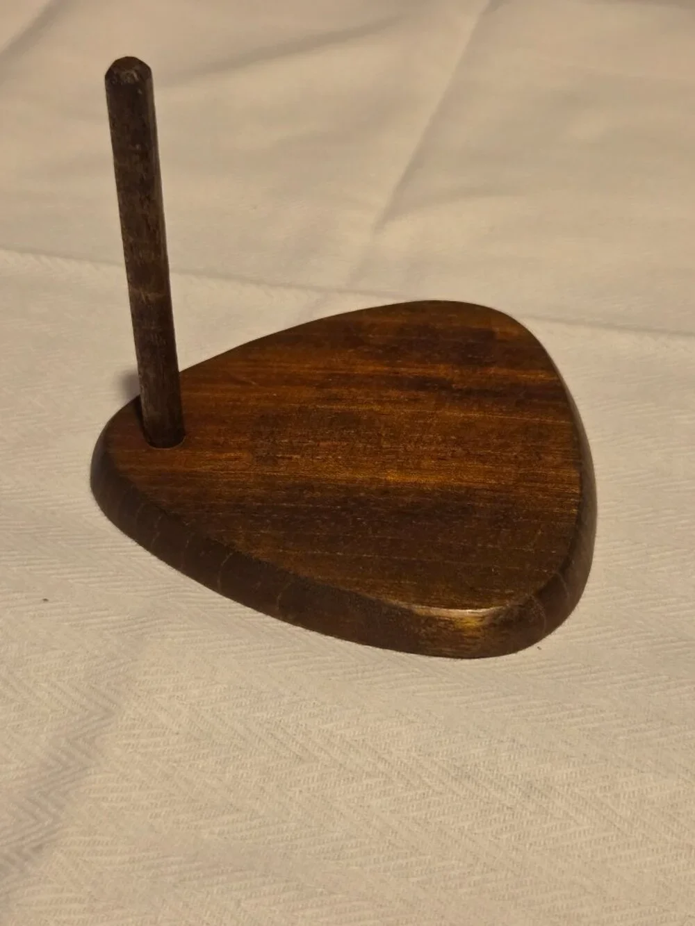 7 Piece Mid Century Wooden Teardrop Coaster Set